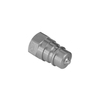 Push-to-connect coupling with poppet valve male tip QRC-ID-06-M-G04-B-W3AA